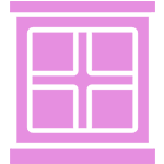 Blush pink vertical panel sample