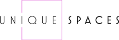 Company logo with pink and black design